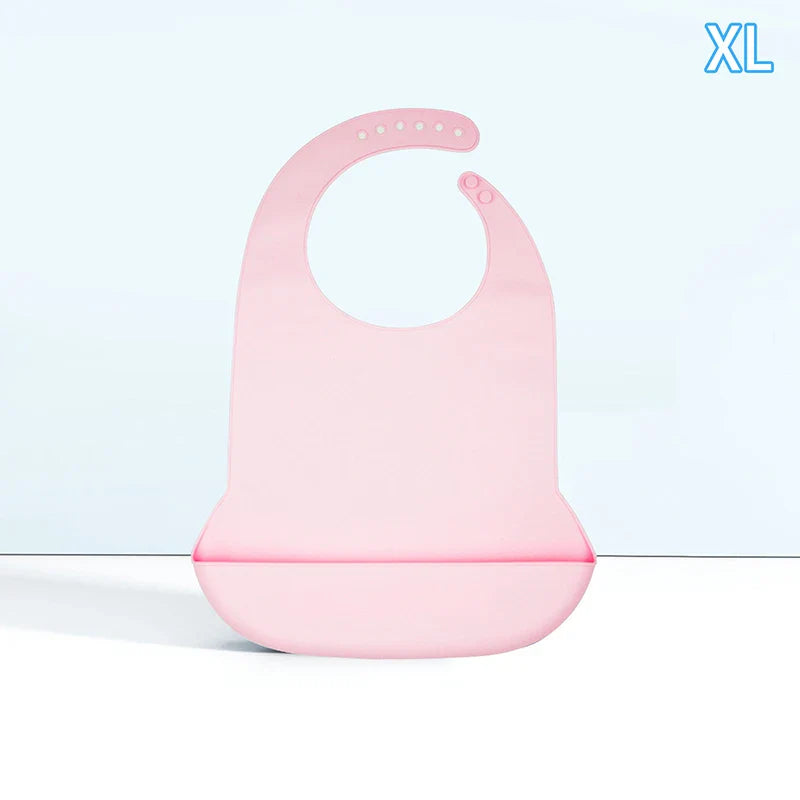 Bavoir Repas Adulte en Silicone – Imperméable & Profond