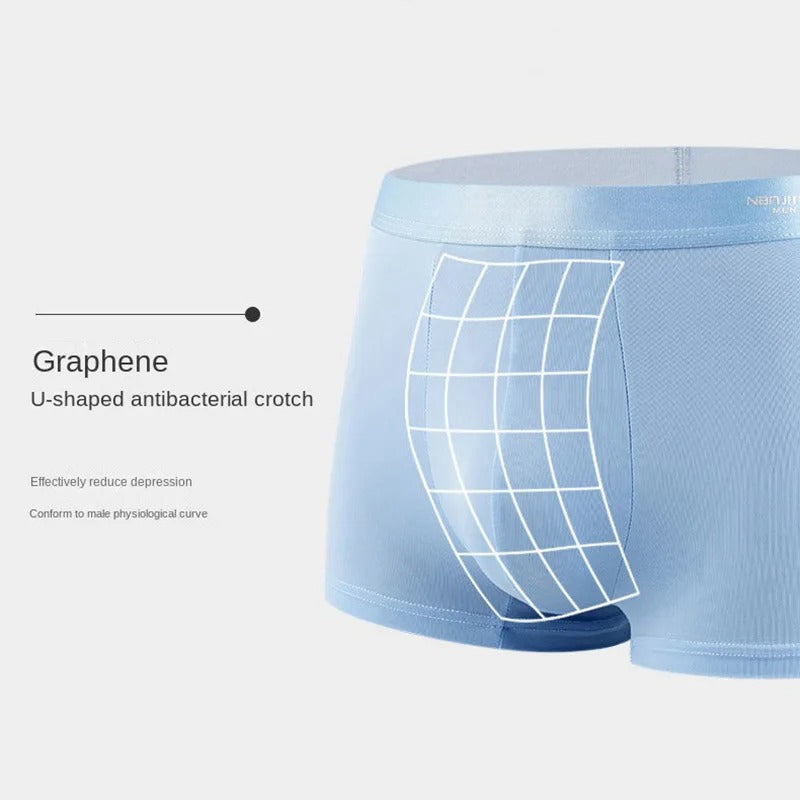 Lot de 4 boxers en soie glacée