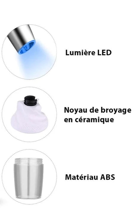 Salière & Poivrière broyeur électrique