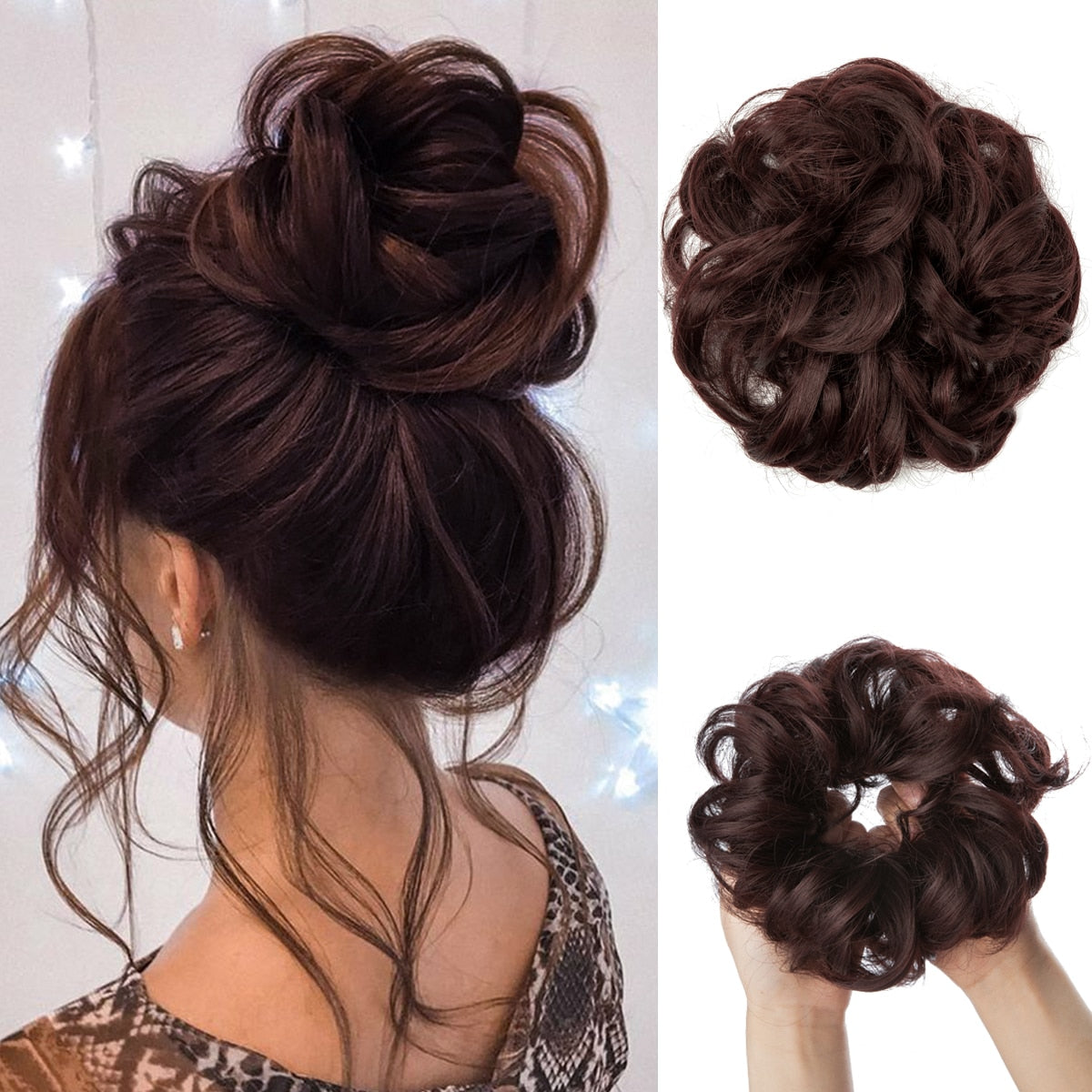 Chouchou effet faux chignon décoiffé