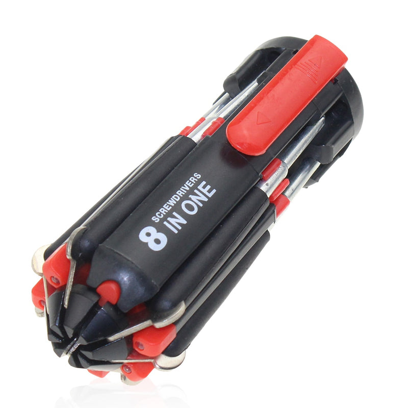 Tournevis 8 en 1 outil avec lampe LED