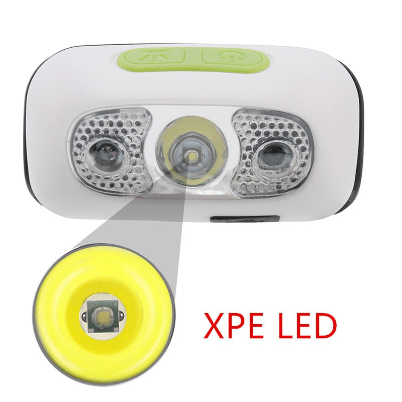 Lampe frontale LED à capteur de mouvement + Boîte de rangement OFFERTE