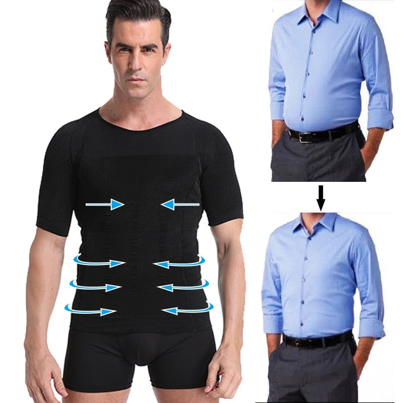 T-Shirt Gainant Amincissant - Homme