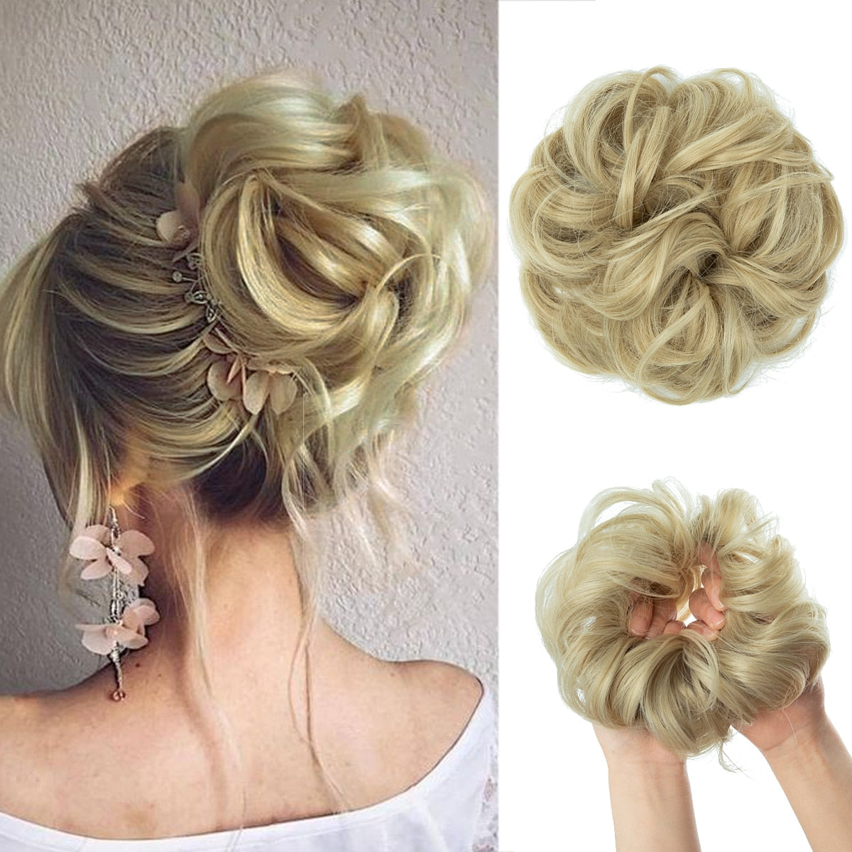 Chouchou effet faux chignon décoiffé