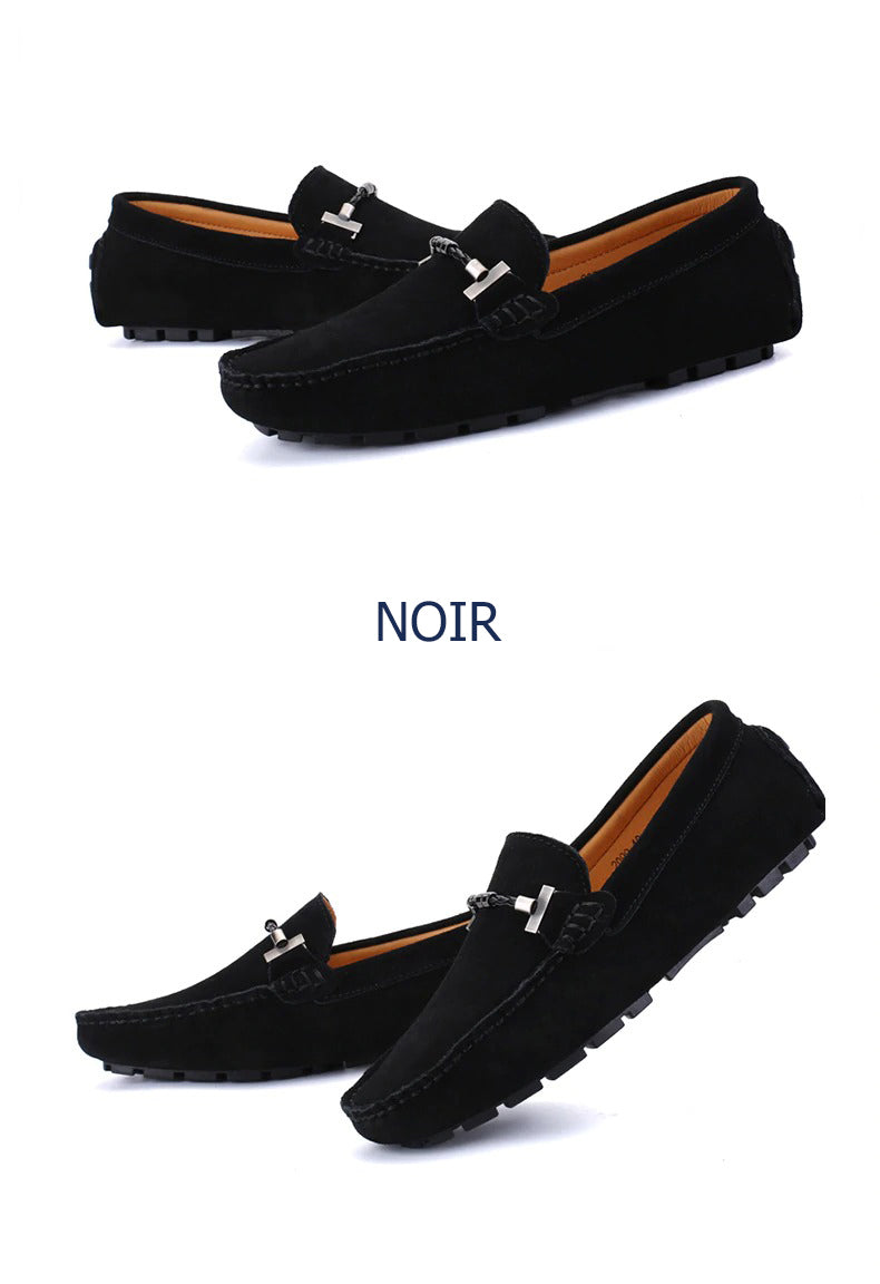 Mocassins en cuir pour homme