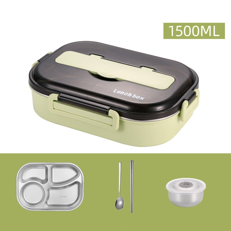 LunchBOX pratique en acier inoxydable