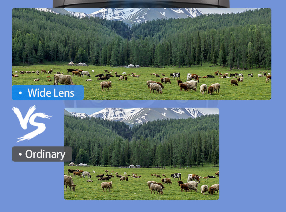 Caméra de Surveillance à double lentille avec vision nocturne et alarme