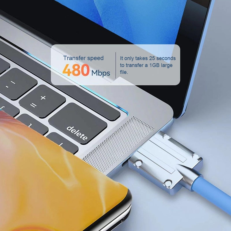 Câble de charge rapide en silicone liquide