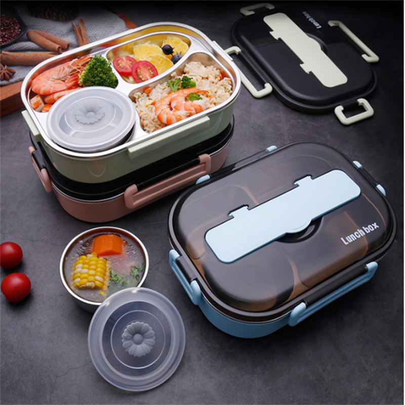 LunchBOX pratique en acier inoxydable