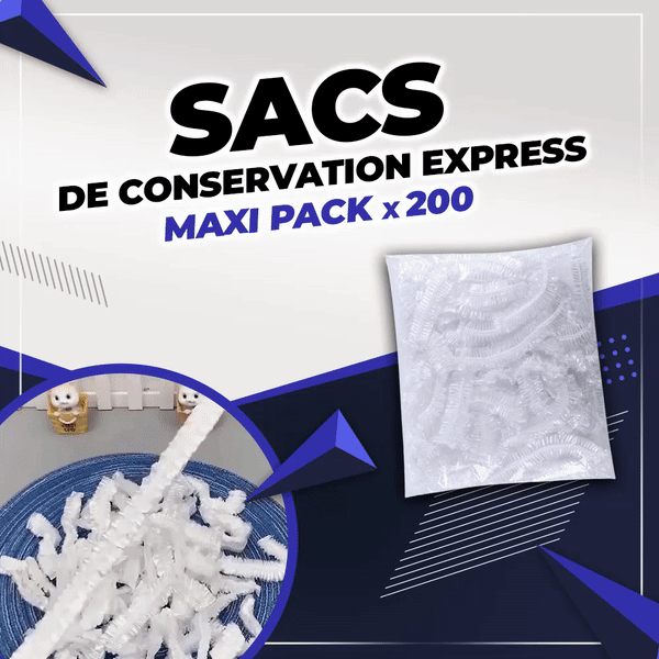 Sacs de conservation EXPRESS - MAXI PACK x200