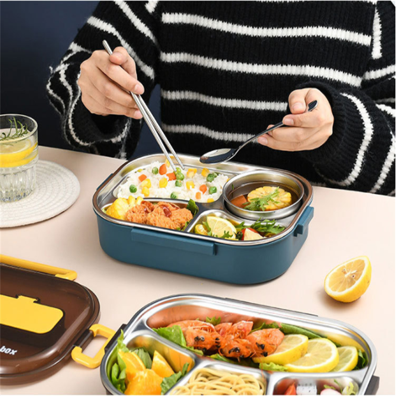 LunchBOX pratique en acier inoxydable