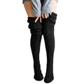 Chaussettes extra longues tricotées