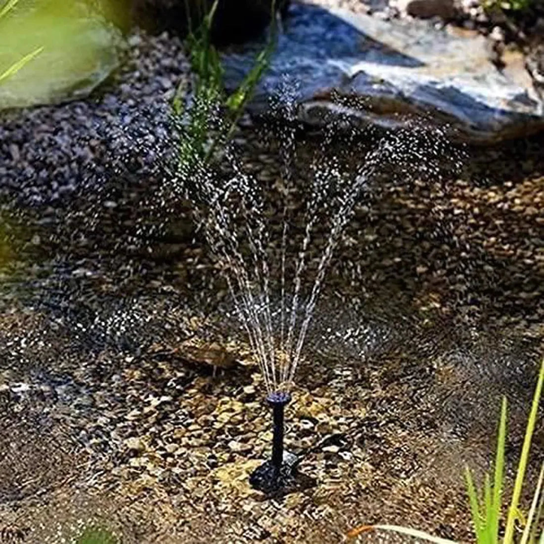 Fontaine solaire - panneau indépendant